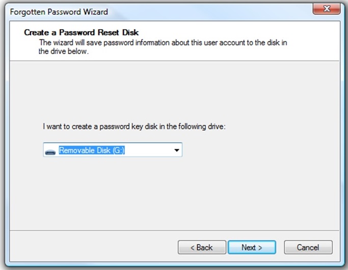 Cara Membuat Password Reset Disk 4