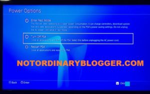 Notordinaryblogger » Cara Mematikan dan Menghidupkan PS4 Yang Benar