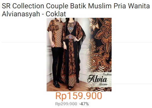 Baju Batik  Couple  Murah Tapi Kualitas Mewah 