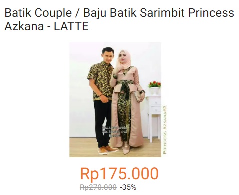 Baju Batik Couple Murah Tapi Kualitas Mewah - Batik Pasangan