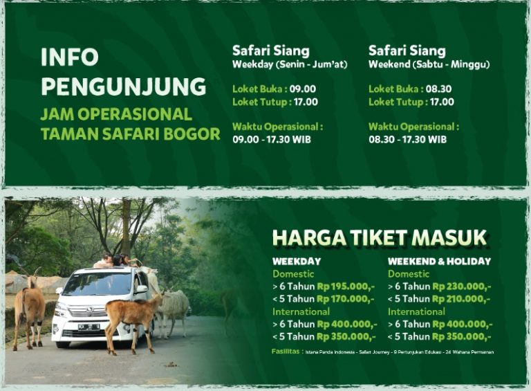 Biaya Masuk Taman Safari Bogor - Homecare24