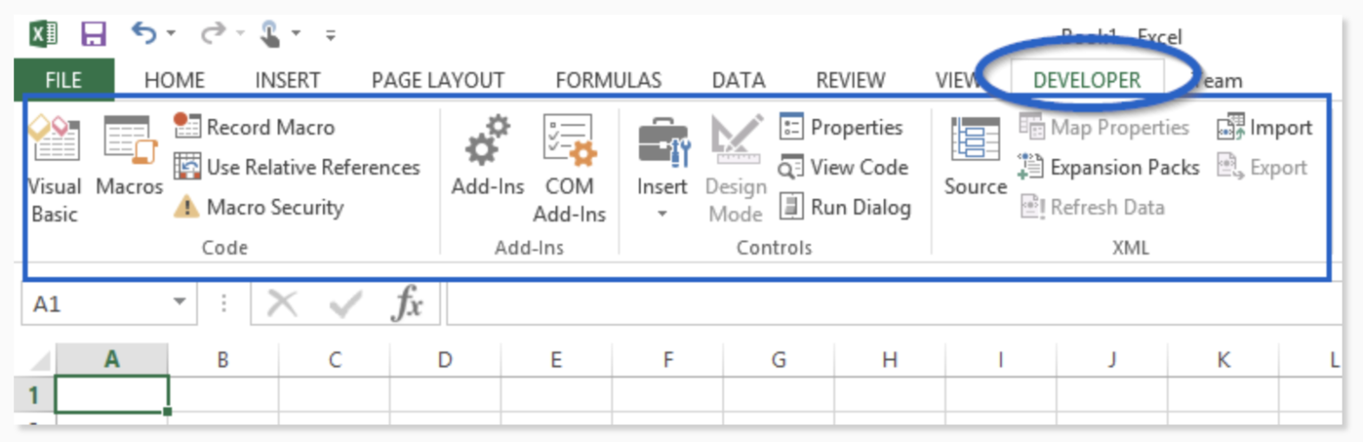 Cara Memunculkan Developer Tab Di Excel – Notordinaryblogger