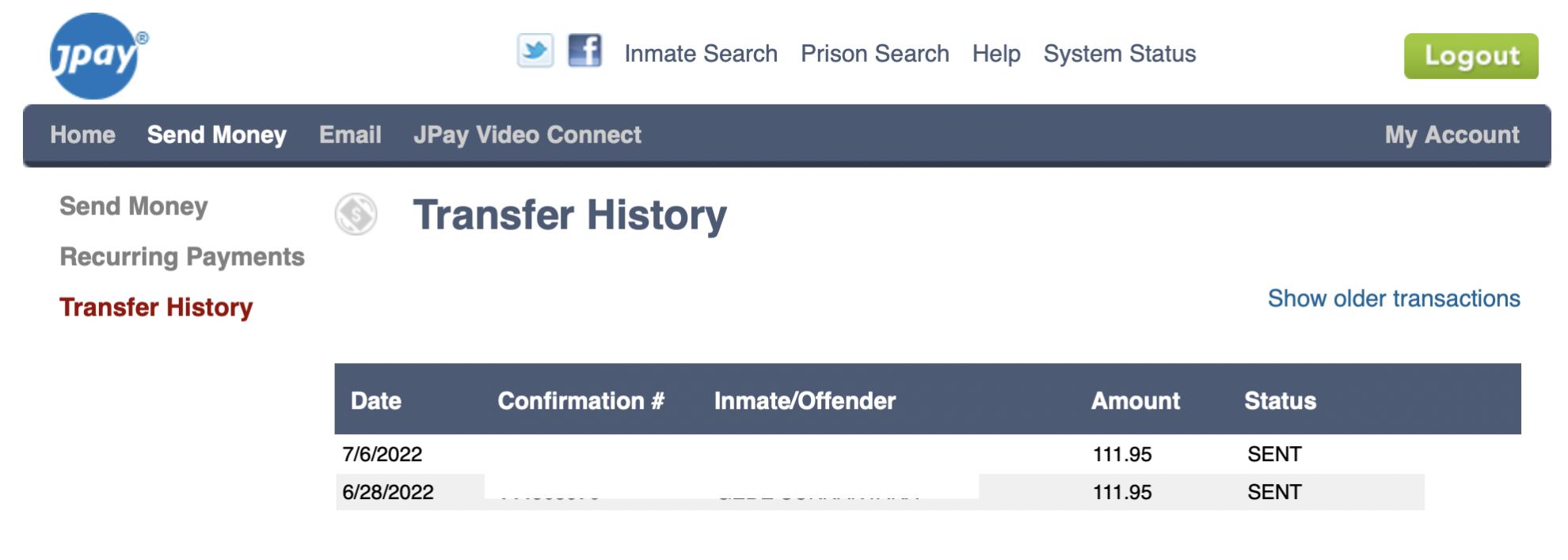 Send Money for Inmate Notordinaryblogger