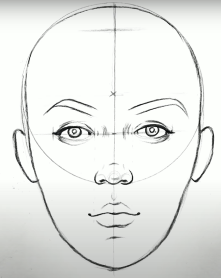 Cara Menggambar Wajah