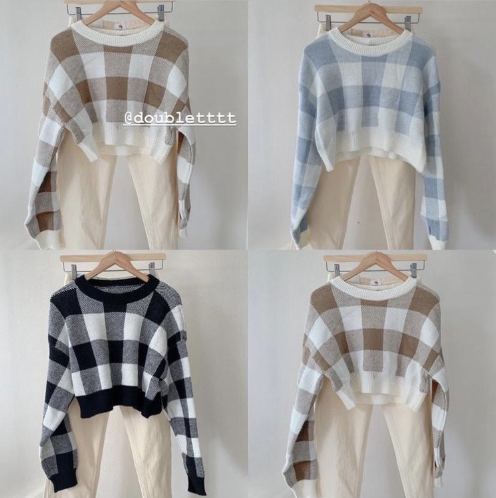 Sweater Rajut Wanita Korea