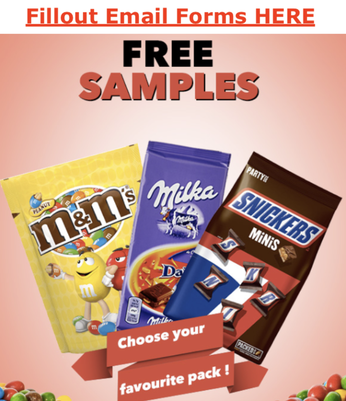 Chocolate Free Sample by Mail