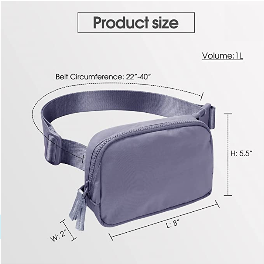 Lululemon Purple Belt Bag