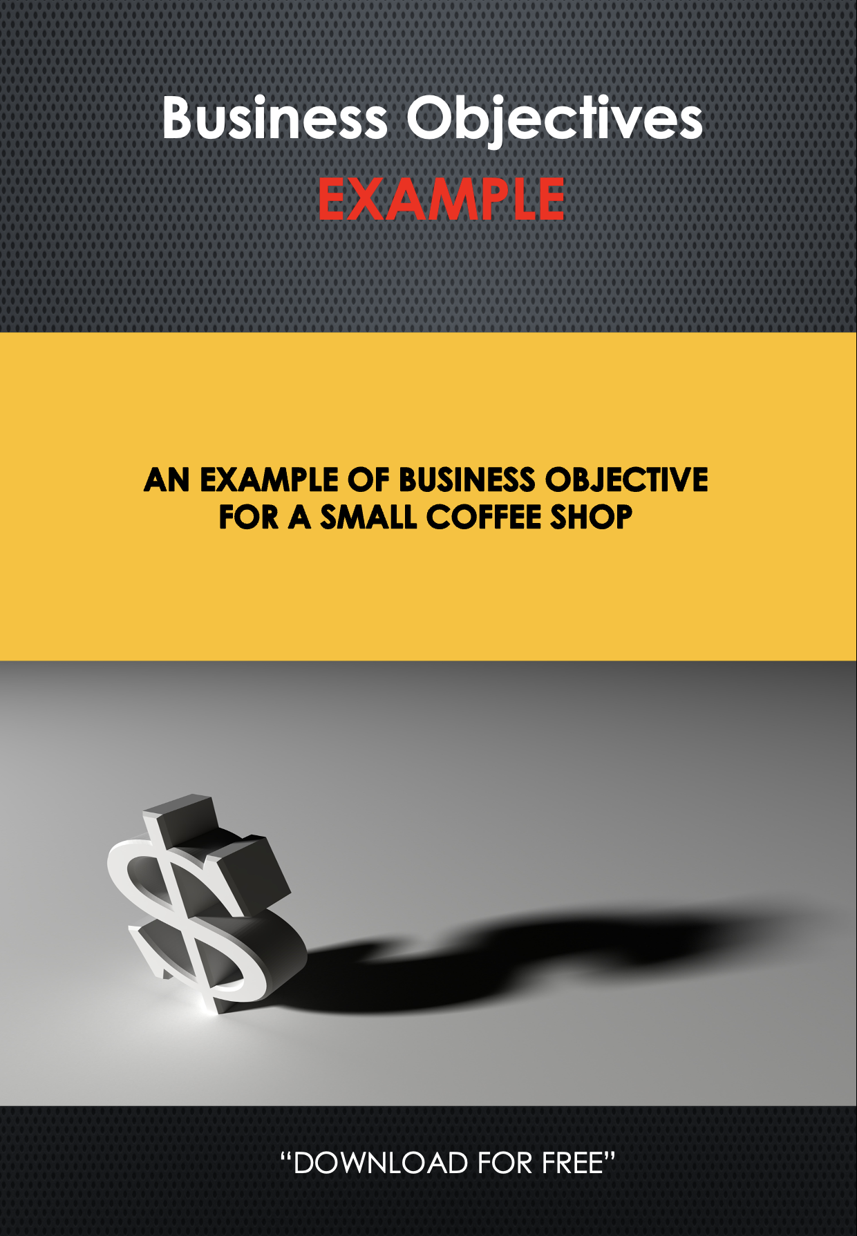 download business objective example