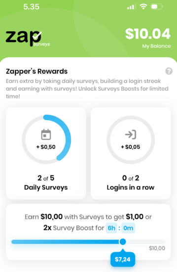 make money online zap survey