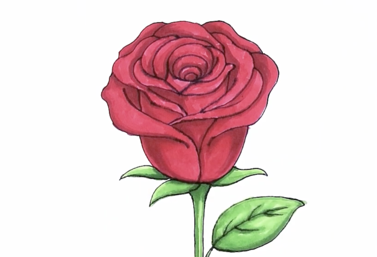 Gambar Bunga Yang Mudah