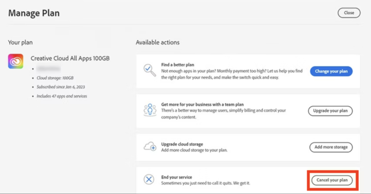 How to Cancel Adobe Subscription