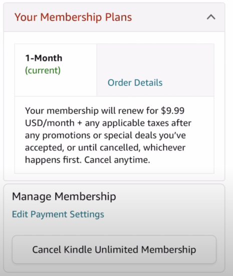 How to Cancel Kindle Unlimited