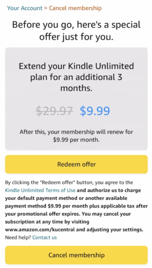 How to Cancel Kindle Unlimited