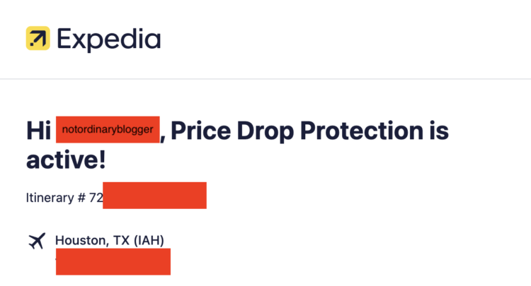 Expedia's Price Drop Protection