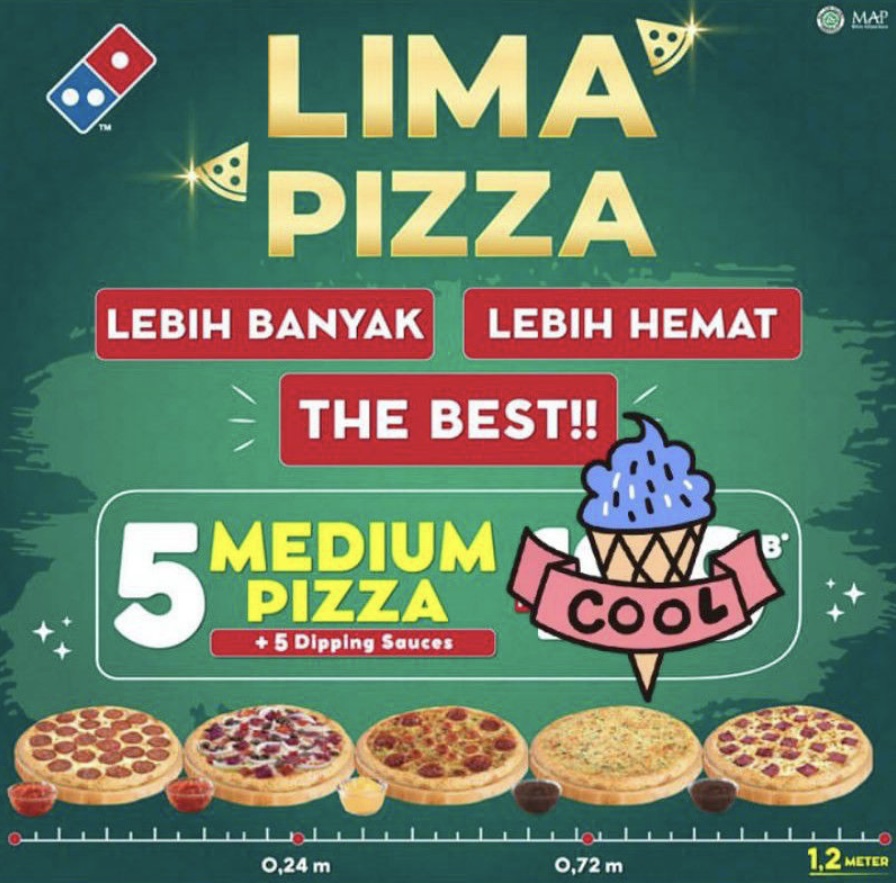 Domino Pizza Paket dan Harga