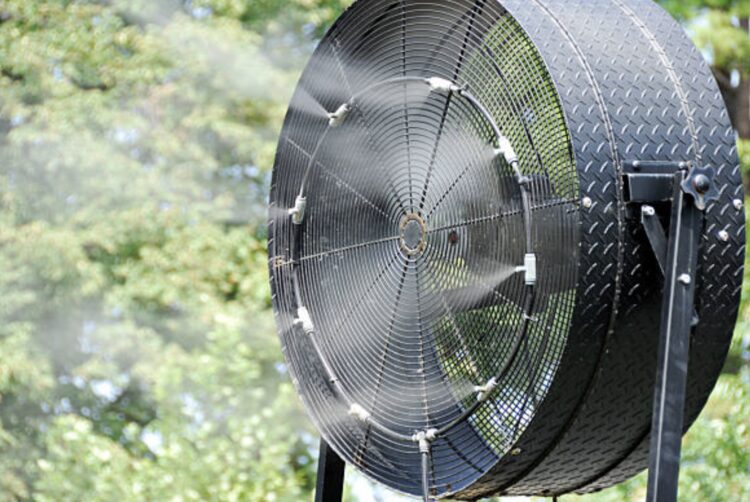 rental / sewa kipas angin blower cirebon / embun cirebon / misty cirebon