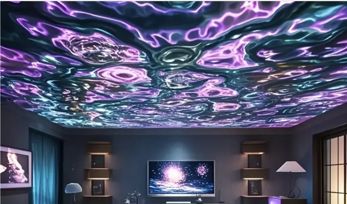 Projection Water Ribble's Projection Light Home Room with Water Ripple Effect | Notordinaryblogger