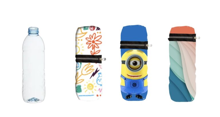 Creating a Pencil Case from Used Bottles