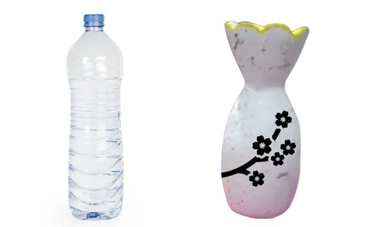 Membuat Vas Bunga Dari Botol Bekas Unik