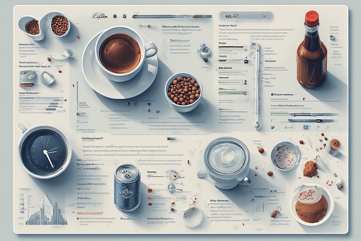 coffee, tea, energy drink, soda