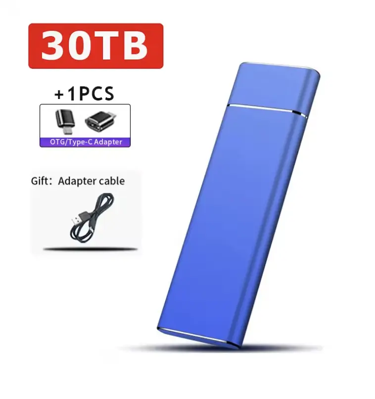 External 2TB 20TB 30TB SSD High-Speed Solid State Drive