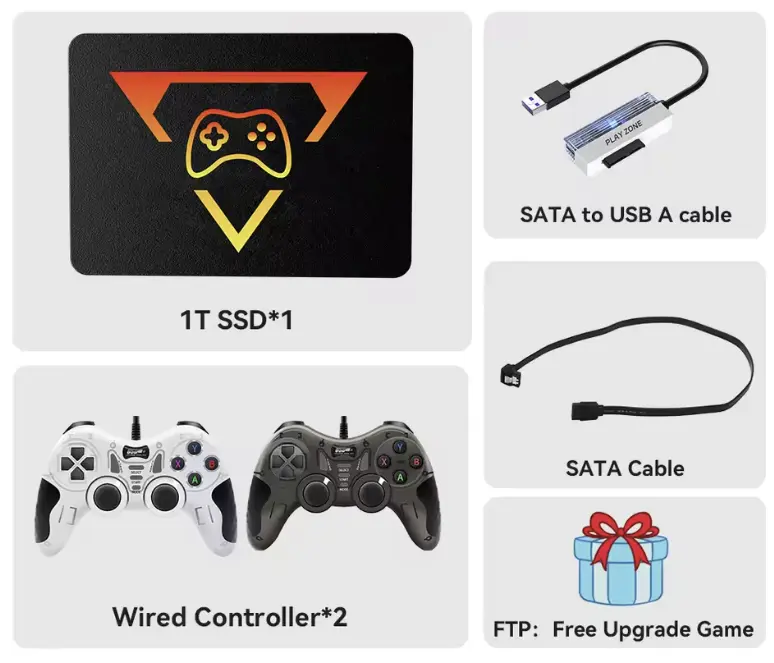 Retro Gaming SSD for Switch PS5 Xbox PS4 PC