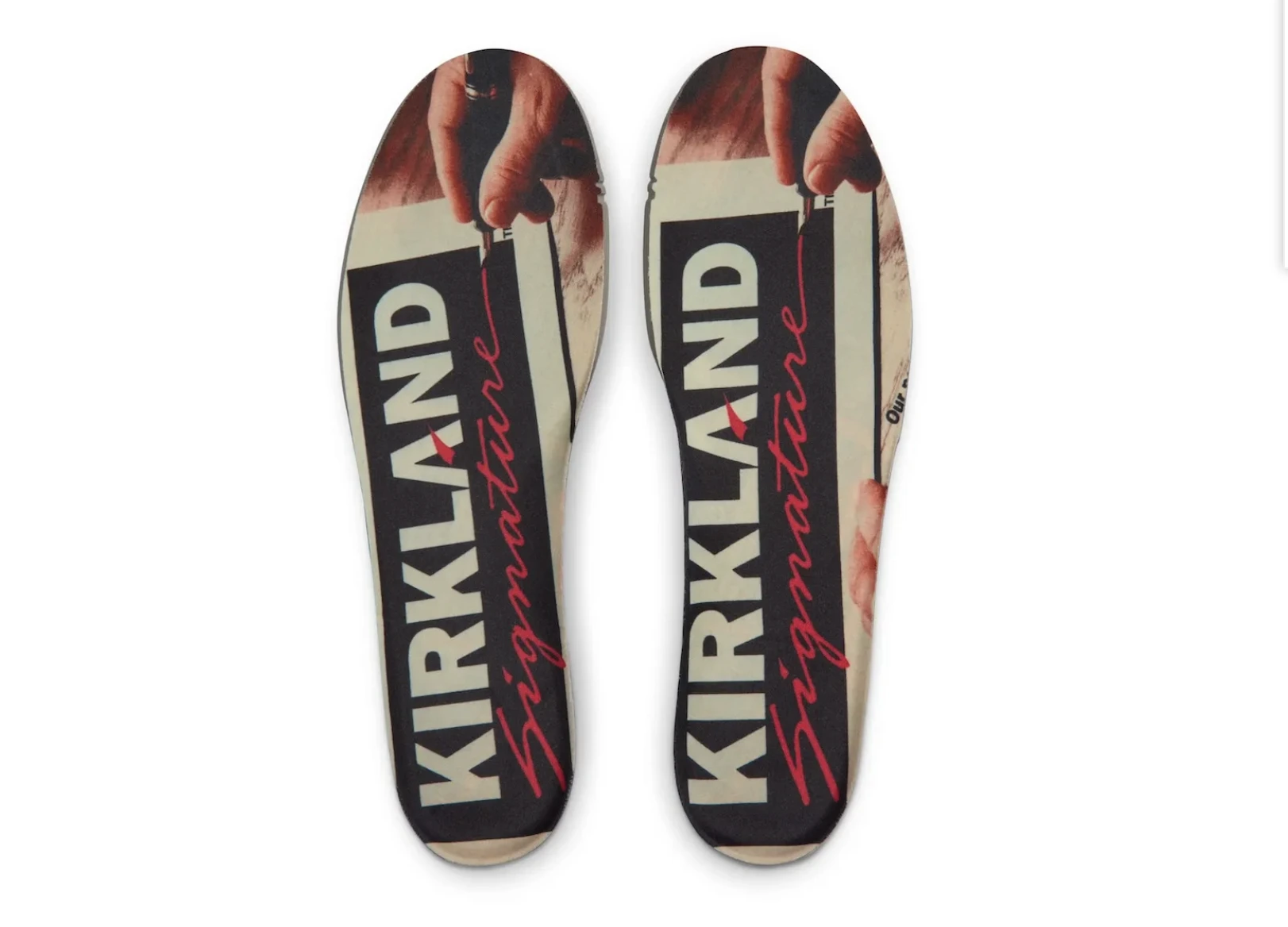 Costco sneaker pallet display