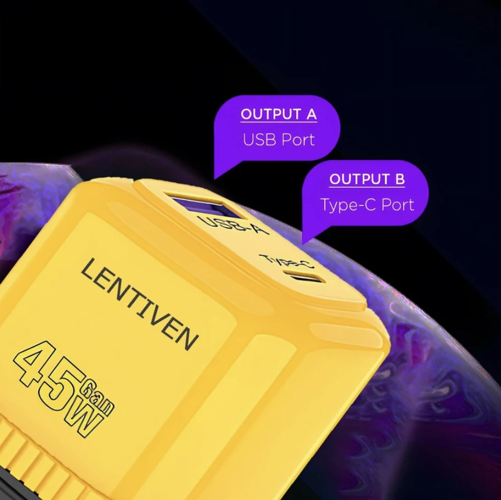 Charger Type C Fast Charging LENTIVEN