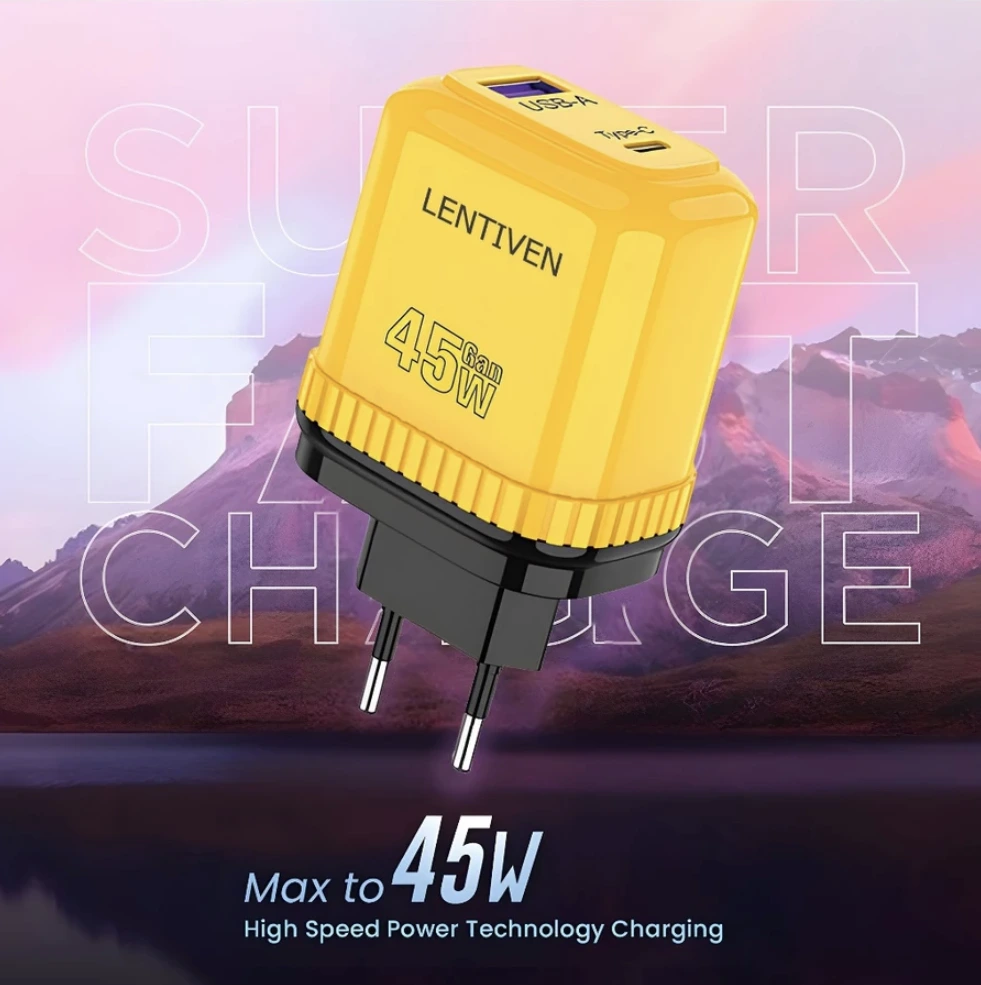 Charger Type C Fast Charging LENTIVEN