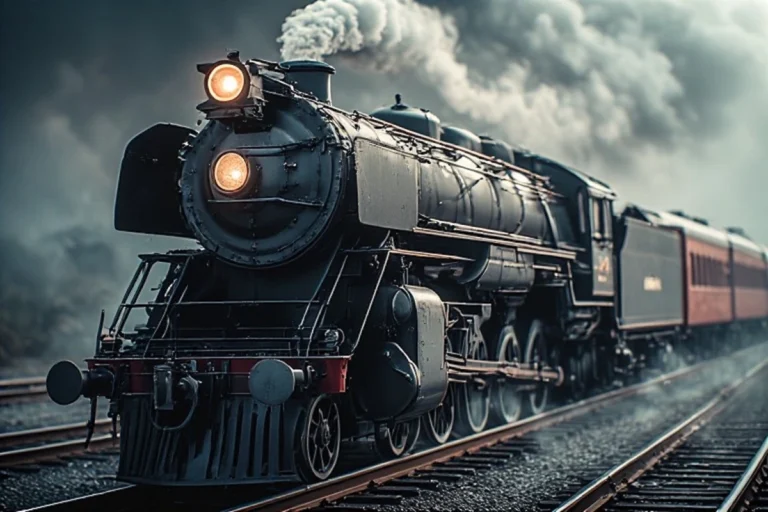 how did steam locomotives lower transport costs 2