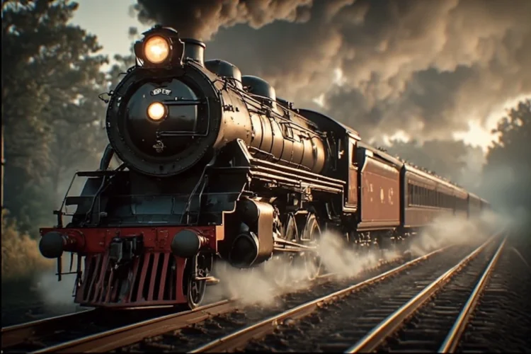 how did steam locomotives lower transport costs 2