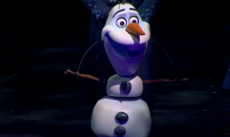 how long is the frozen show at disney cruise line