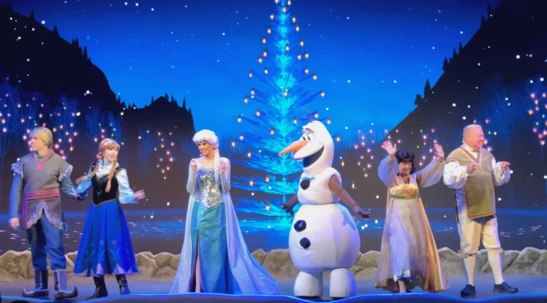 how long is the frozen show at hollywood studios