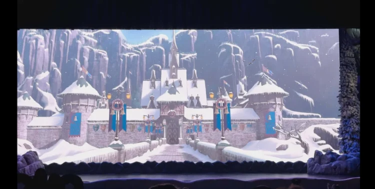 how long is the frozen show at hollywood studios