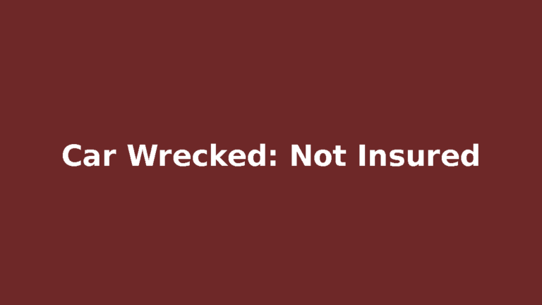 What happens if someone not on your insurance wrecks your car
