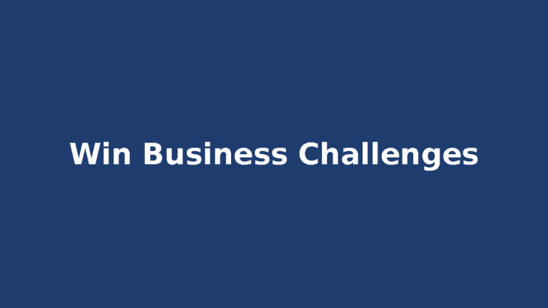 How to win business challenges