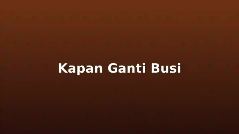 Kapan waktu yang tepat mengganti busi mobil