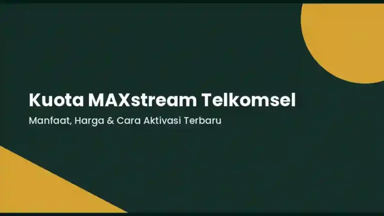 Kuota MAXstream Telkomsel untuk streaming film