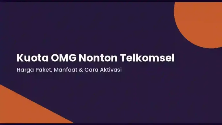 Kuota OMG Nonton Telkomsel untuk streaming