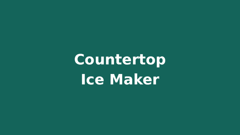 Best countertop ice maker