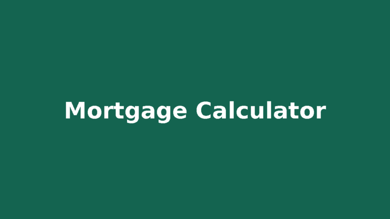 How to calculate a mortgage payment with calculator