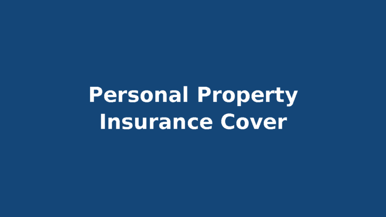 Personal property insurance coverage explained