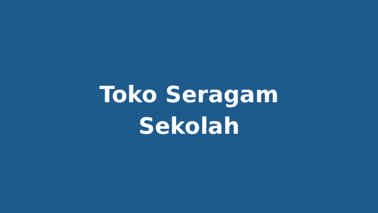 Toko seragam sekolah terdekat